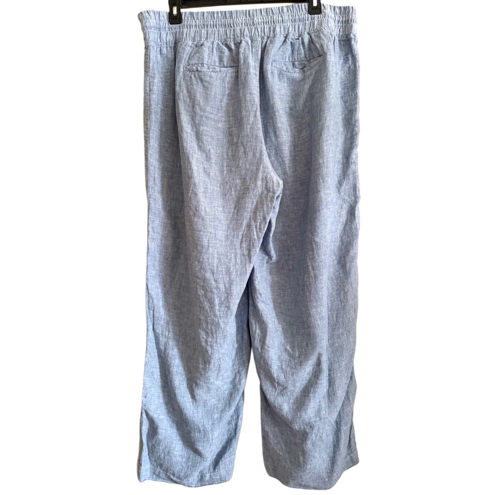 ATHLETA 100% Linen Comfy Lightweight Casual Wide-Leg Pull-On Cabo Pants Size 20 - Picture 5 of 8